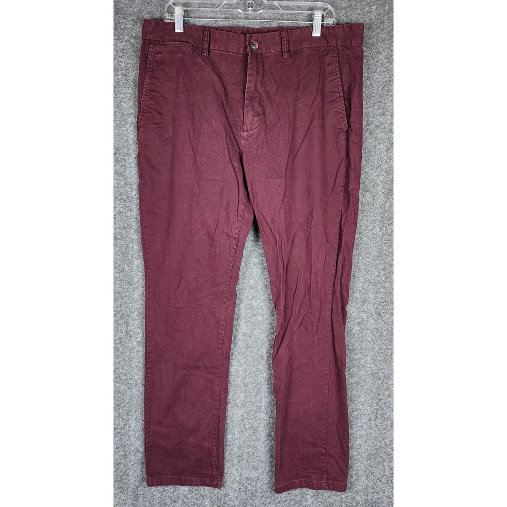 Old Navy Pants Mens 36x32 Ultimate Slim Raisin Arizona 2 Built-In Flex EUC